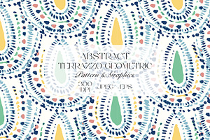 Abstract Terrazzo Seamless Pattern, a Pattern Graphic by StudioGlouna