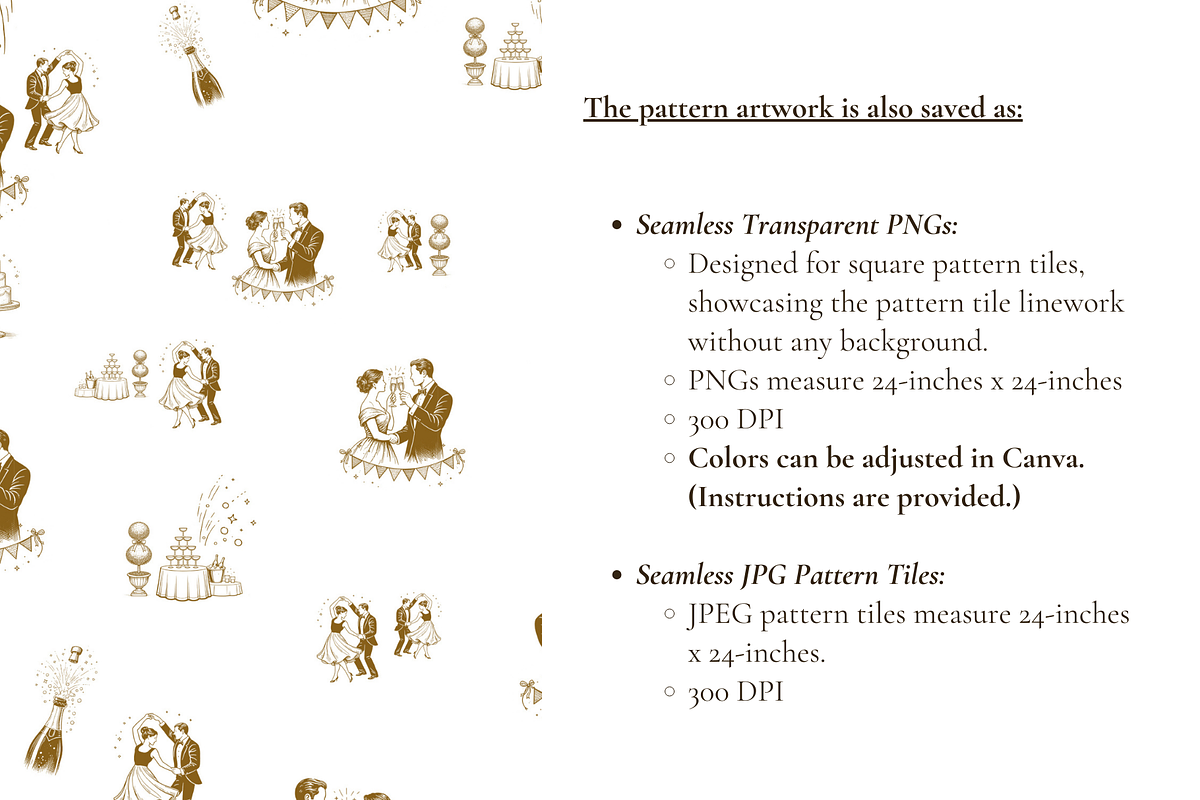 Party Toile de Jouy Seamless Pattern, a Background Graphic by Hughes Studio (Photo 6 of 8)