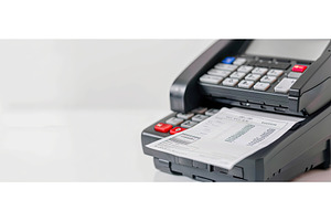 Close-Up of Printing Calculator with, a Business Photo by piter.goskov
