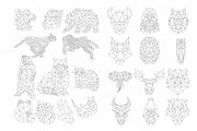 94 Geometric Animals Collection, an Animal Illustration by RHY Studio (Thumbnail 3 of 5)