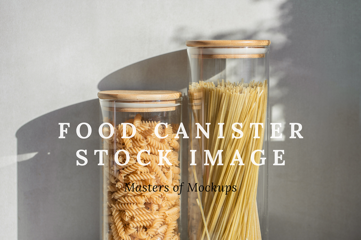 Food Canister Stock Photo Mockup, a Cups & Container Mockup by Masters of Instagram (Photo 1 of 3)