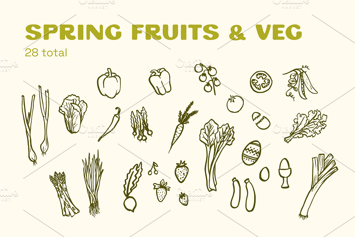 Spring & Gardening Illustrations, a Seasonal Illustration by sophinka design (Photo 5 of 15)