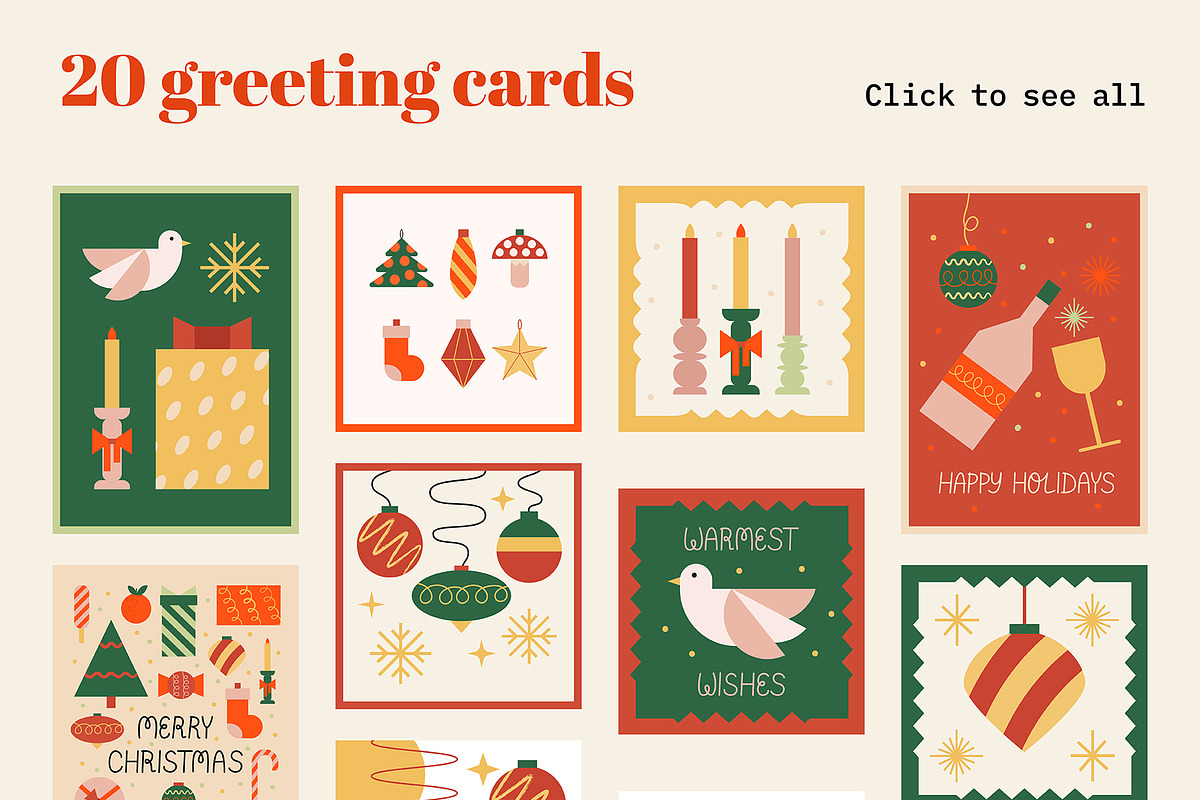 Abstract Christmas Collection, an Object Graphic by Felizabeth Design (Photo 6 of 11)