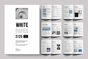 White Paper Layout Design Template, a Brochure Template by ContestDesign (Thumbnail 1 of 3)