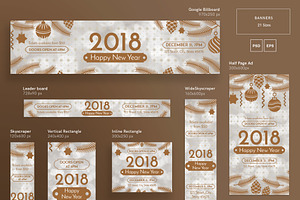 Banners Pack Happy New Year