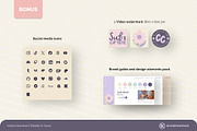 YouTube Branding Kit - Floral Pastel, a Social Media Template by KloudCanvas (Thumbnail 5 of 7)