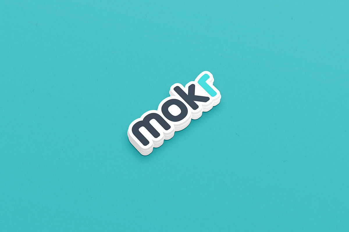 Sticker Mockup, a Merchandise Mockup by Mokr (Photo 4 of 12)