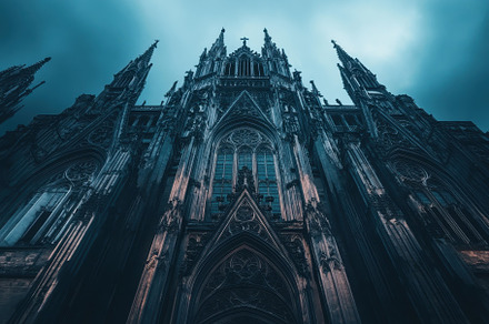 St. Vitus Cathedral stands majestica, a Photo by Tanuart