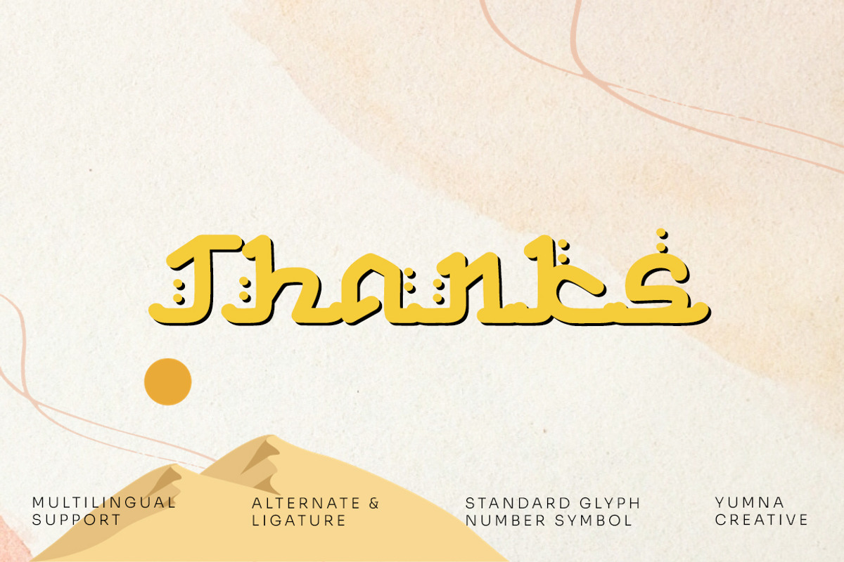 Saifullah - Arabian Typeface, a Handwritten Font by Dhabee (Photo 3 of 15)