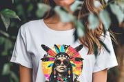 Artwork of a Native American woman., a Person Illustration by yod67 (Thumbnail 6 of 9)