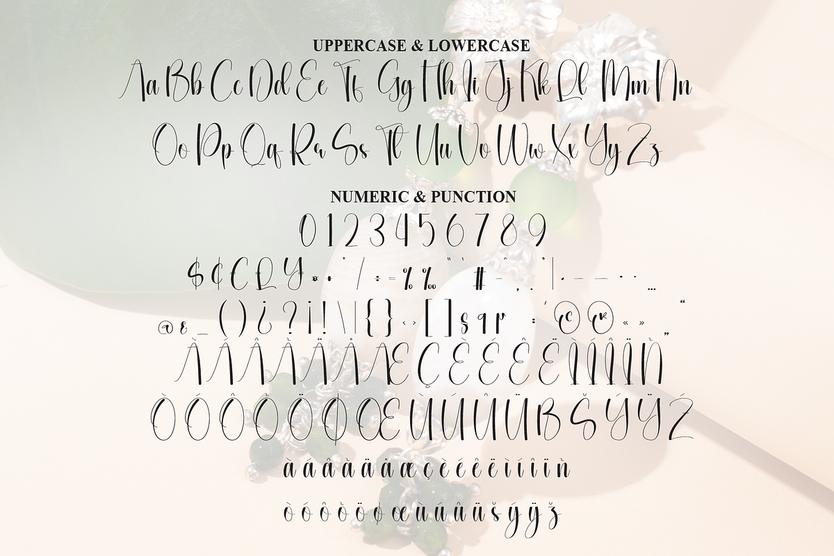 Earrings | Script Font, a Handwritten Font by Scratchones (Photo 7 of 9)