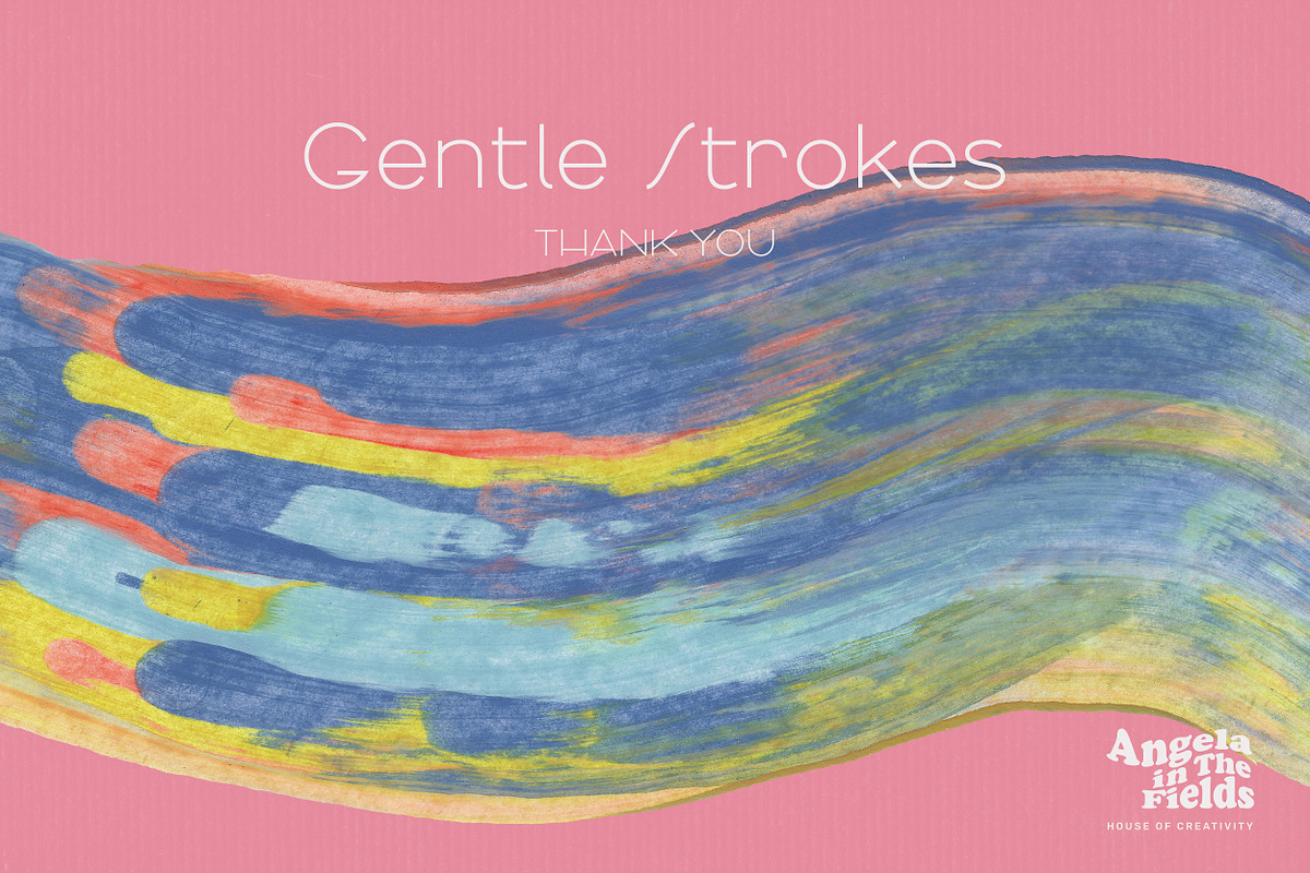 GENTLE STROKES Abstract Elements, an Object Graphic by angelainthefields (Photo 10 of 10)