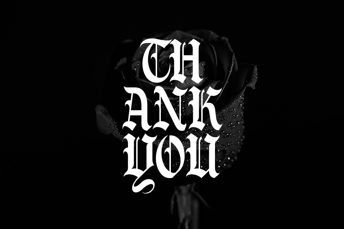 Minerva | Blackletter Font, a Blackletter Font by Muntab_Art (Photo 8 of 8)