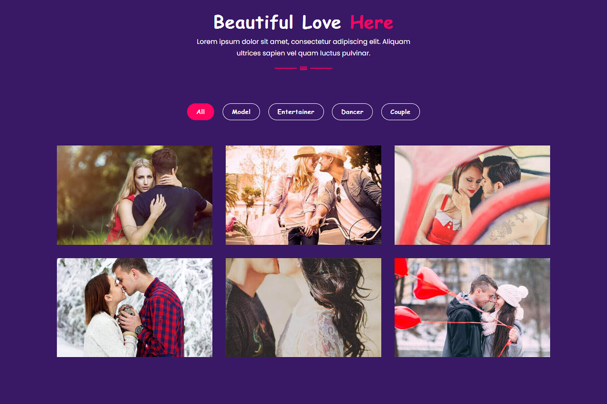 Lovely Dating & Social HTML Template, a HTML Template by Themeplaza (Photo 4 of 7)