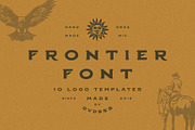 Frontier & Extra, a Serif Font by Davide Bassu