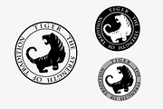 Logo with snarling tiger, a Branding & Logo Template by BondarenkoNat (Thumbnail 3 of 3)