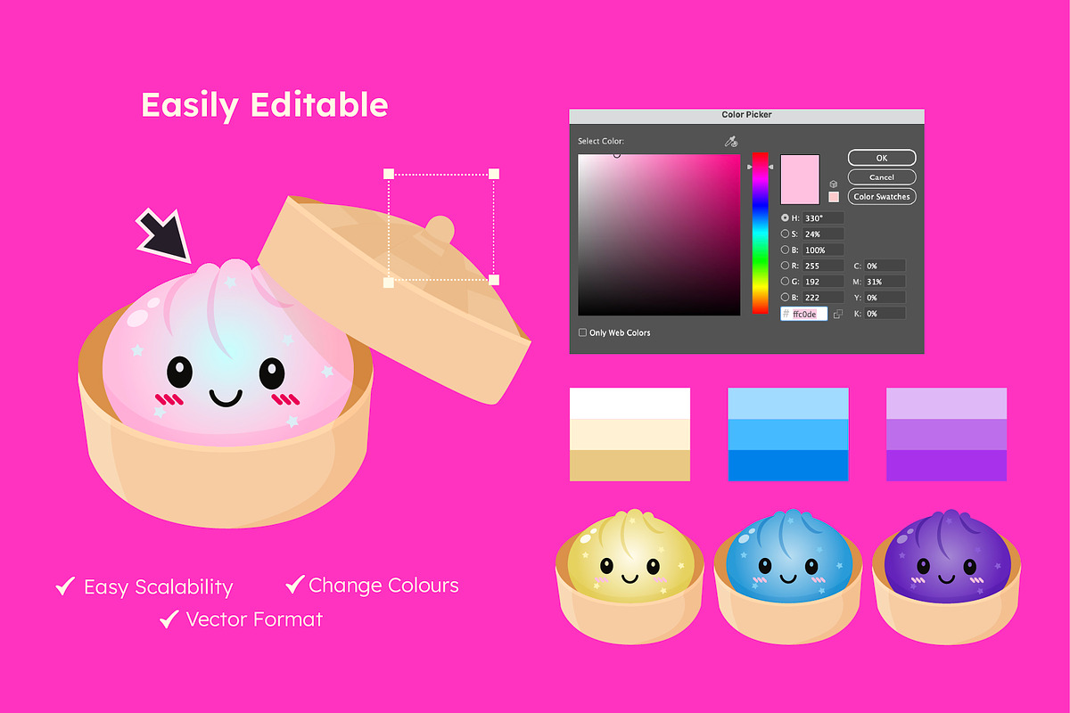Squishies Fidget Toy Illustrations, an Object Illustration by ThePixelLibrary (Photo 3 of 7)