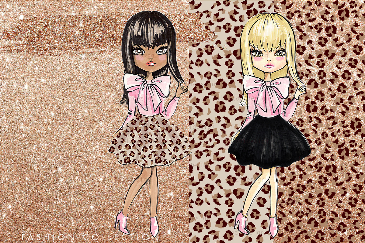 Wild Glam Glitter Collection, a Person Illustration by creativeDi (Photo 4 of 4)