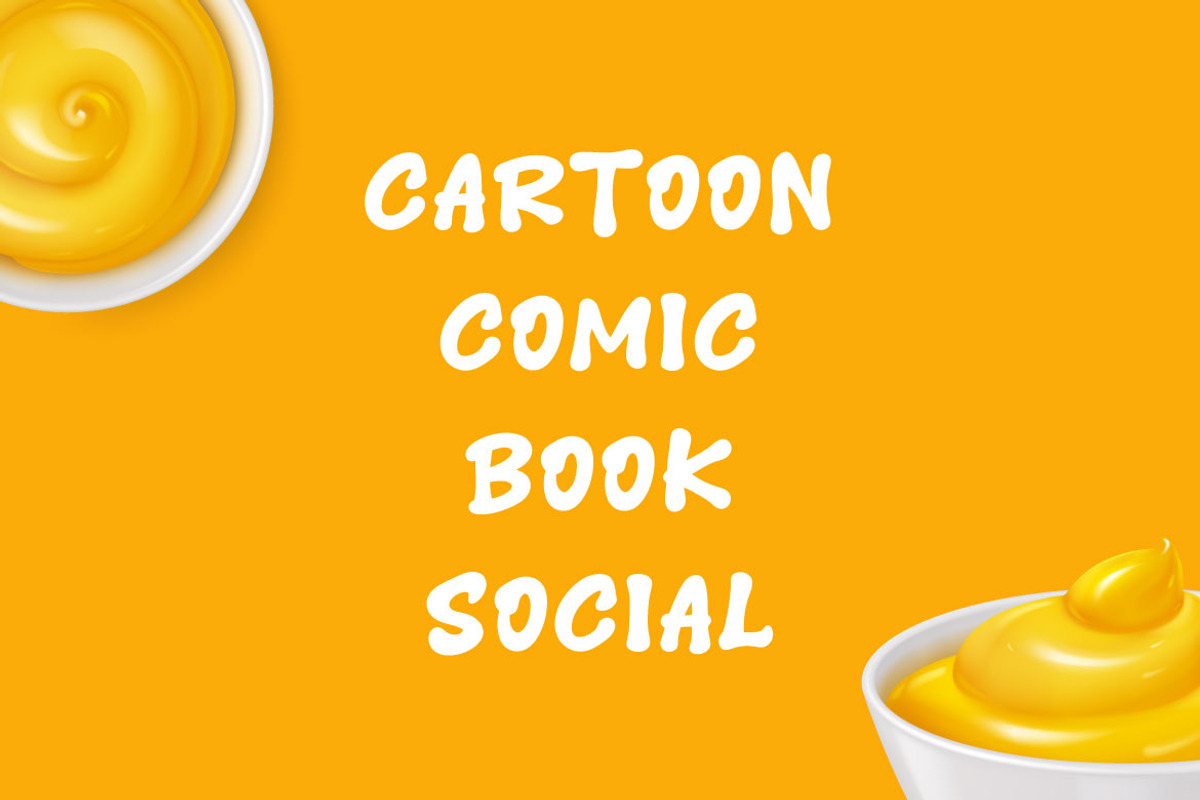 Chicken Mayo - Handmade Cartoon Font, a Sans Serif Font by Mightyfire (Photo 4 of 5)
