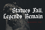 Blackmire-Dark Gothic Blackletter, a Blackletter Font by Rochart (Thumbnail 9 of 12)