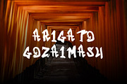 Shokuge - Japanese Brush Font, a Handwritten Font by Dhabee (Thumbnail 4 of 10)