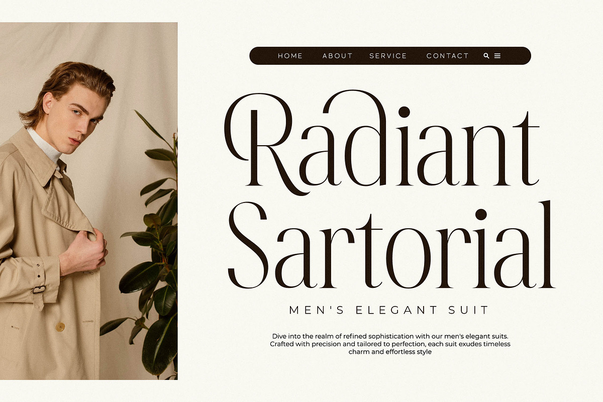 Forfelast Royalten Modern Alternate, a Serif Font by Letterena Studios (Photo 5 of 15)