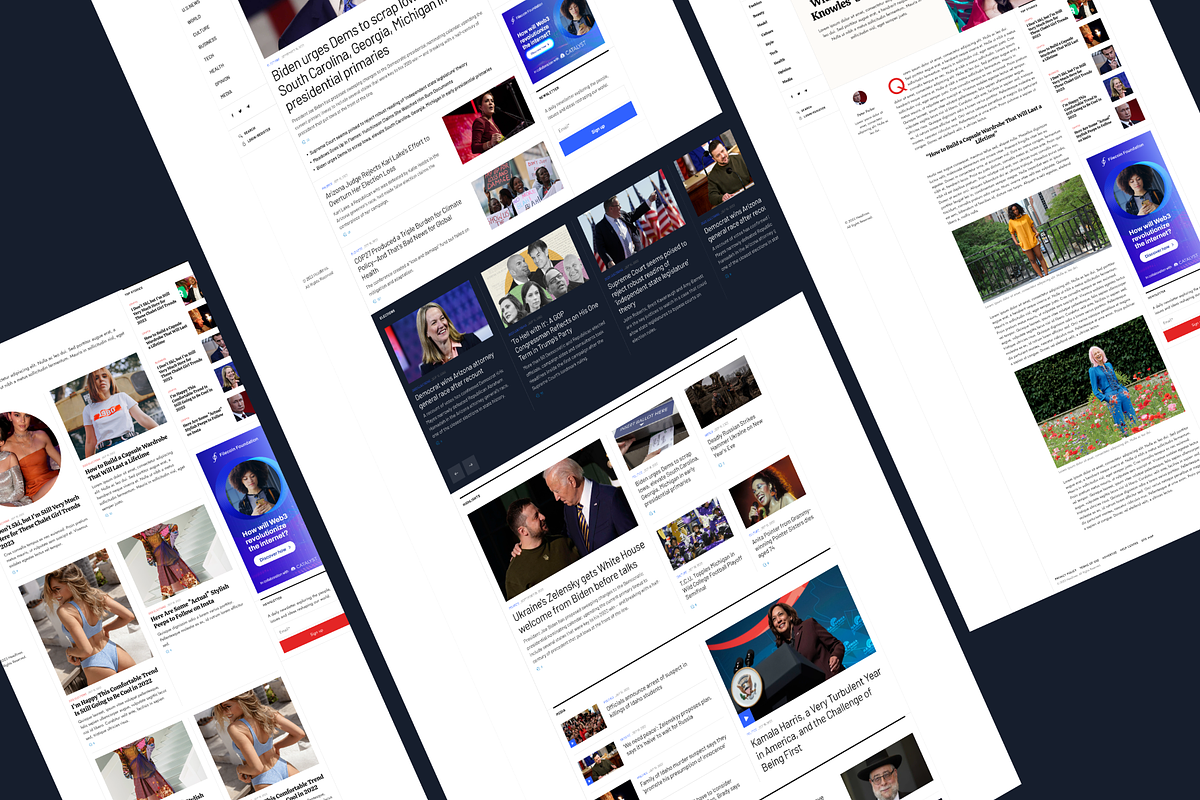 Headlines - News & Magazine Template, an UI Kit Template by YoArts (Photo 3 of 4)