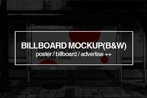 Bus Stop Mock-up(B&W Type)