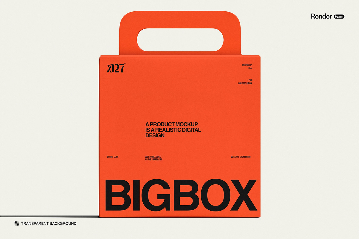 Paper Box Mockup Set, a Packaging Mockup by Renderteam (Photo 8 of 11)