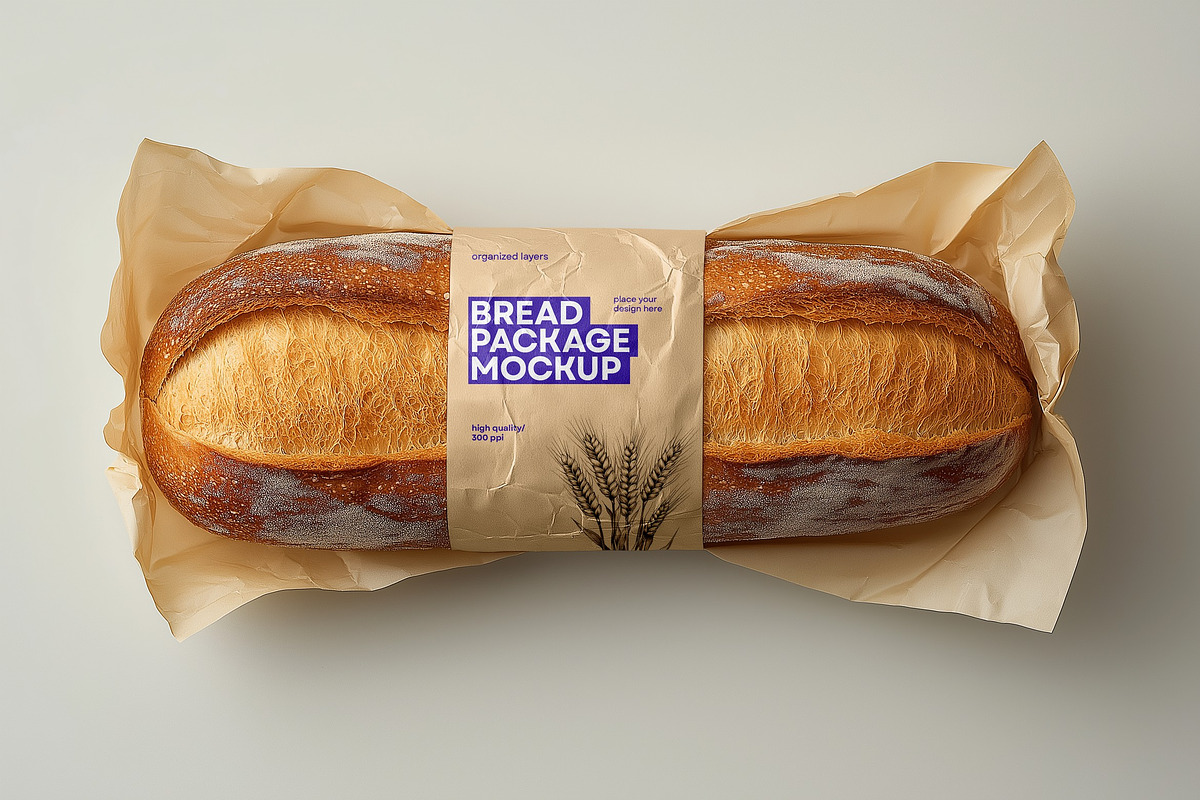 Bakery & Bread Packaging Mockups, a Packaging Mockup by dpi (Photo 15 of 16)