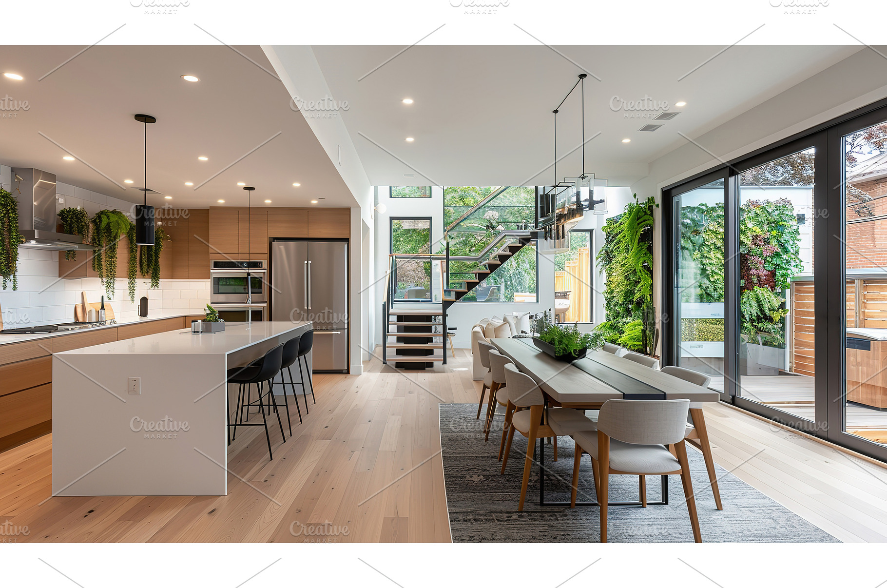 Organic Modern Kitchen and Dining, an Architecture Photo by Lermont51