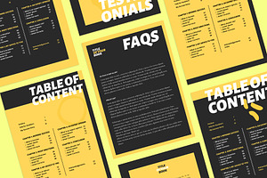 Canva Yellow Ebook Template