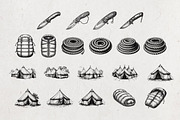 Camp and Hiking Vector Pack, an Object Illustration by Alternate Studio (Thumbnail 7 of 9)