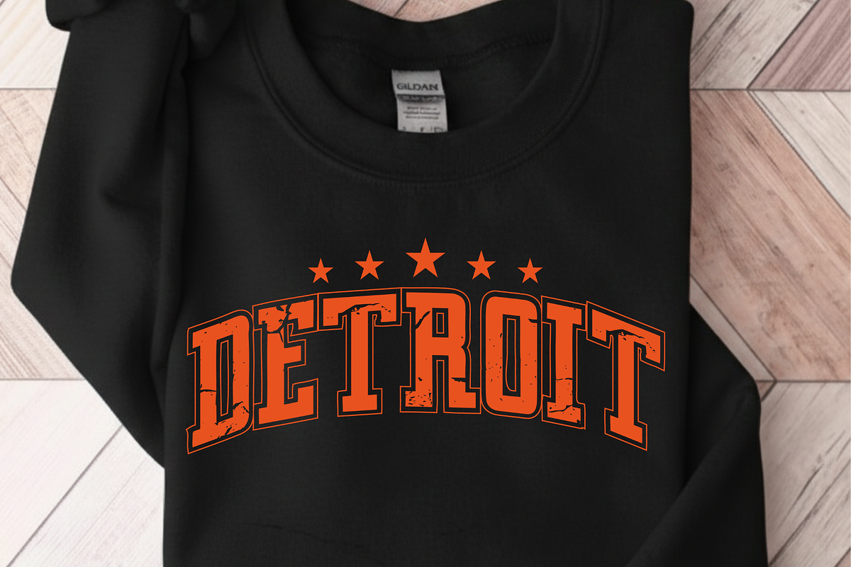 DETROIT PNG SVG Digital Files, Retro, a Graphic by Vector Portal (Photo 5 of 5)