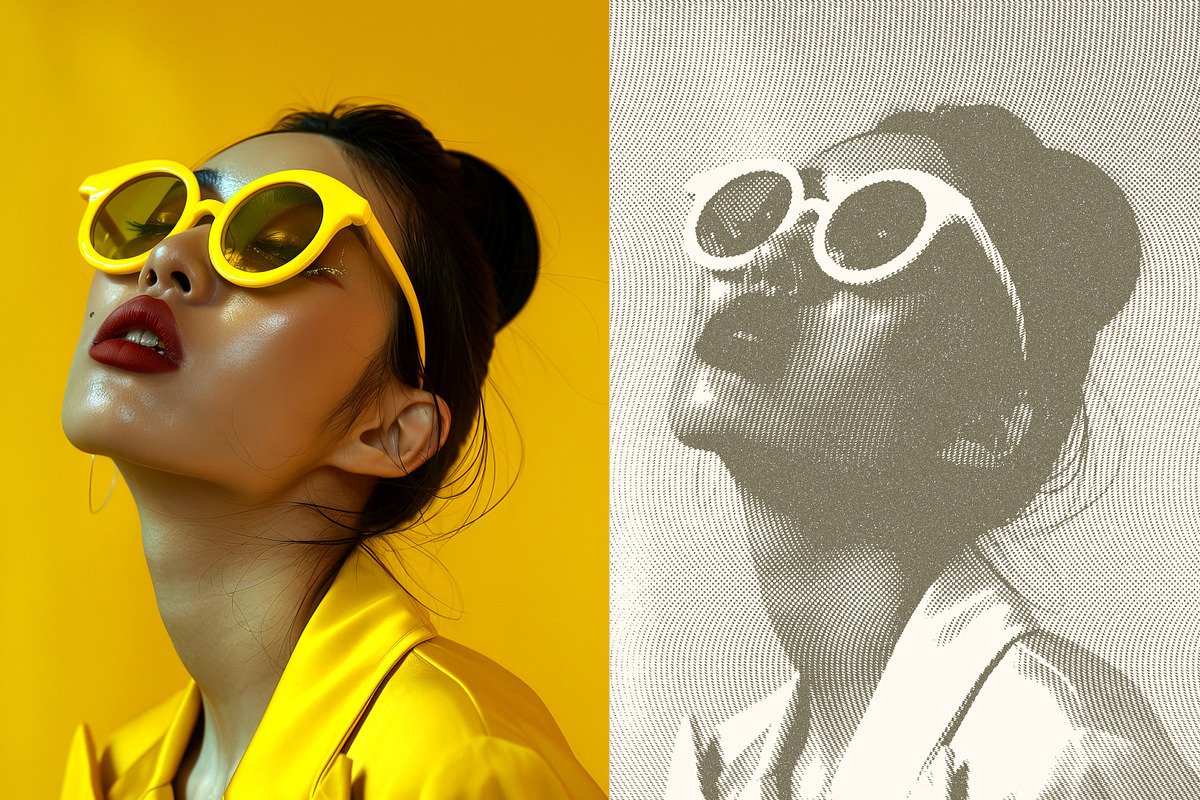 Grunge Halftone Portrait Effect, an Action Add-On by liptouse (Photo 3 of 8)