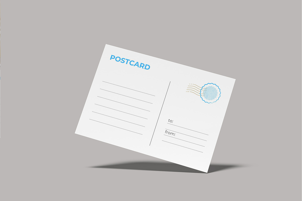 Postcard Mockup, an Advertising Mockup by lamorastudio (Photo 5 of 10)