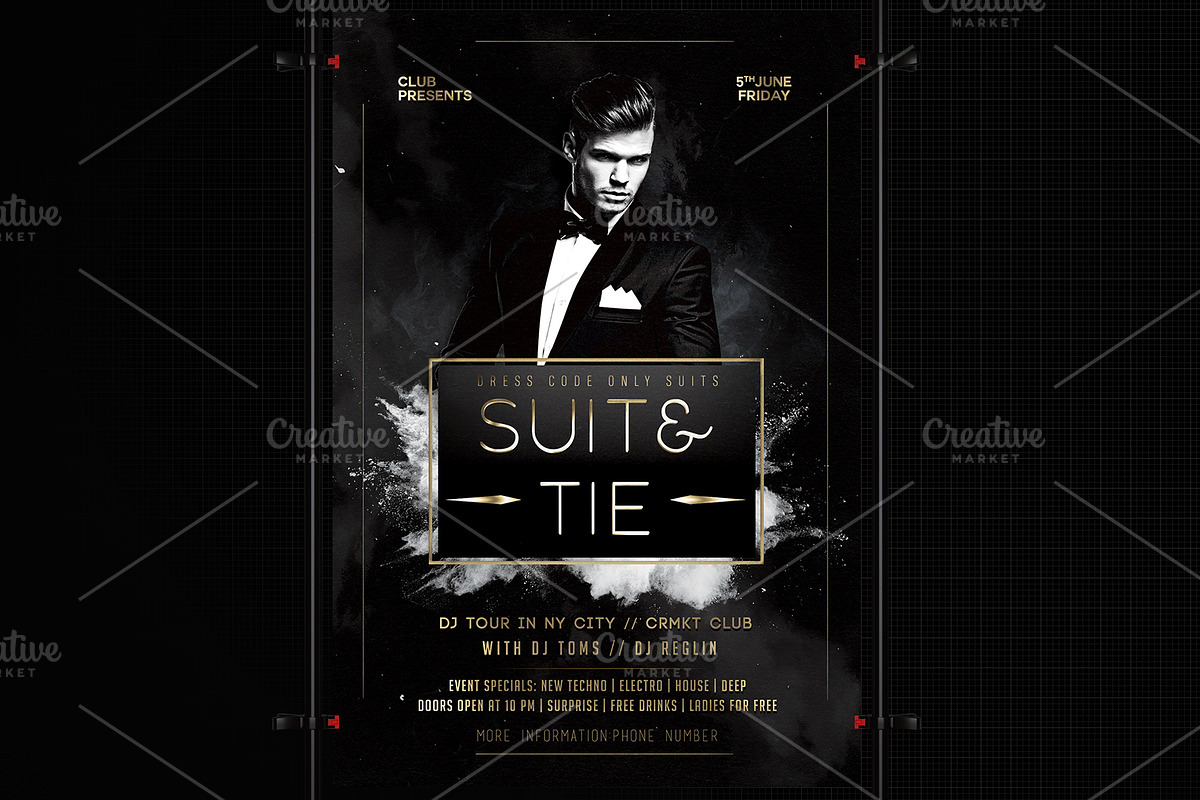 Suit and Tie, a Flyer Template by Basez Flyers (Photo 4 of 4)