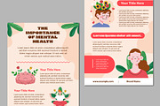 Mental Health Infographic, a Templates & Theme by studiogstock (Thumbnail 1 of 3)