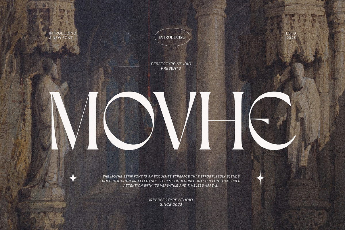 Movhe Elegant Serif Font Type, a Serif Font by Perfectype (Photo 1 of 7)