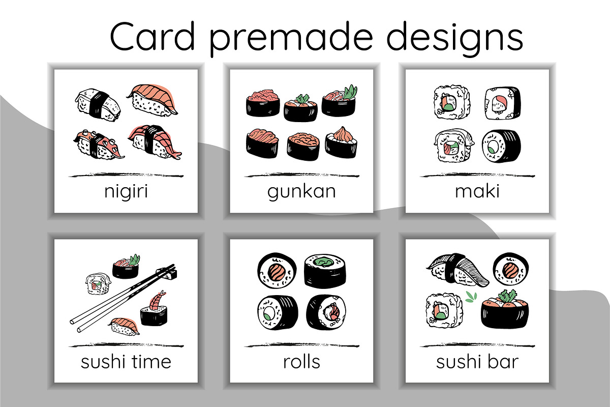 Japanese sushi graphics bundle, an Object Graphic by Doodle emporium (Photo 5 of 9)