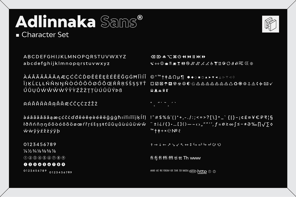 50% off Adlinnaka Sans - Font Family, a Sans Serif Font by HARMNESSLESS (Photo 5 of 11)