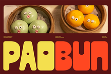 Paobun - Bold Food Branding Font
