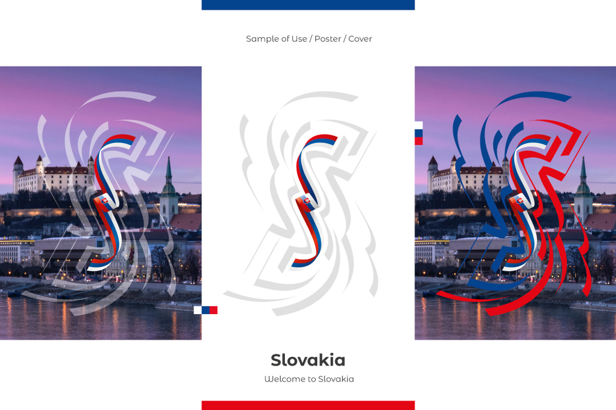 Slovakia flag ribbon vector, a Templates & Theme by Simbos (Photo 3 of 9)