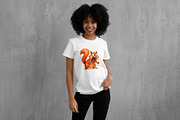 Funny Squirrel Clipart Bundle, an Animal Illustration by GeoWander (Thumbnail 4 of 4)