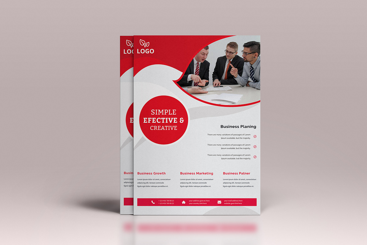 Creative Business Flyer Template, a Flyer Template by UI_Expert (Photo 2 of 3)