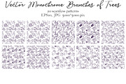 Vector Monochrome Branches of Trees, an Illustration by cat_arch_angel (Thumbnail 11 of 12)