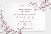 Wonderland Fonts Pack & Branding Kit, a Script Font by Graphicdome (Thumbnail 43 of 118)