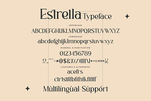 Estrella - Stylish Ligature Font