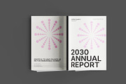 White Pink Annual Report, a Brochure Template by Neermana (Thumbnail 10 of 10)