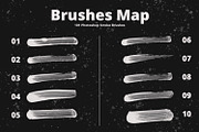 101 Photoshop Paint Stroke Brushes preview 3